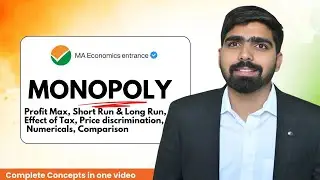 Monopoly | Monopoly v/s Perfect Competition | Price Discrimination | Economics