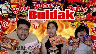 TRYING EVERY BULDAK FLAVOR!!