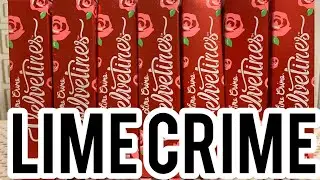Обзор помад/ Долгожданная посылка с Америки❤️ Известной фирмы LIME CRIME❤️