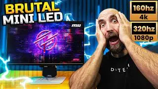 &iquest;Mejor MINI LED IPS? 👑 MSI MPG 274URDFW E16M: 4k 160Hz/ FHD 320Hz con Hdmi 2.1 Super LUMINOSO