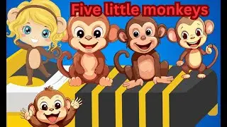 Five little monkeys jumping on the bed  / five monkey&rsquo;s song / monkey&rsquo;s song / Monkey&rsquo;s mistake🐒🐒🐒