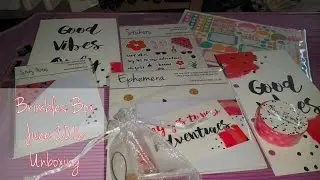 Unboxing : June 2016 BrimblesBox - Planner Edition