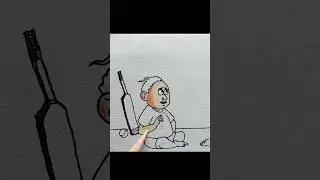 😀😀natia Comedy drawing// easy drawing natia drawing