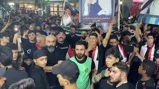 موكب هيئة انصار الصدر سريا السلام في شارع الكفاح 2023