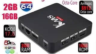 Смарт-ТВ-приставка KM8 PRO Android 6.0 Amlogic S912 Octa Core 64 Bit 2 ГБ / 16 ГБ