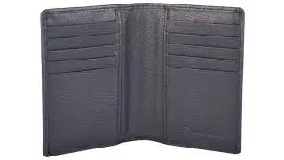 Ostrich Textured Leather Passport Holder by Pera Mantica