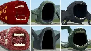 OLD AND NEW UPDATE: TRAIN EATER, SEA EATER, THE BLOOP VS ALL TREVOR HENDERSON BATTLE In GMOD!