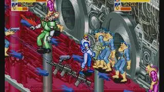 Captain Commando - Capcom 1991 - BABY & CAPTAIN - 2 players gameplay - 0 lives lost