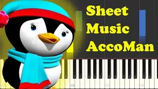 🎼 Little Baby Bum – Let’s Make a Snowman | Sheet Music Tutorial | Sheet Music AccoMan