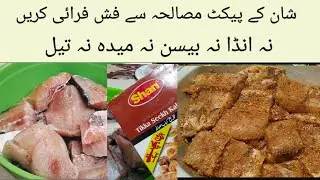 شان کے پیکٹ مصالحہ سے فش فرائی کریں فش فرائی کرنے کی آسان ترکیب