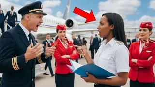 Pilot Refuses to Fly with Black Copilot — Minutes Later, She FIRES the Entire Crew