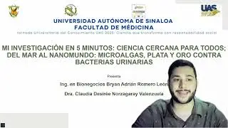 Del mar al nanomundo: Microalgas, plata y oro contra bacterias urinarias