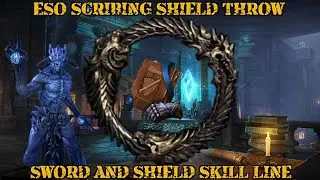 ESO scribing shield throw