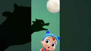 Who's afraid of the DARK? 🌑 Shadow Puppet Play Pretend With Little Angel #shorts