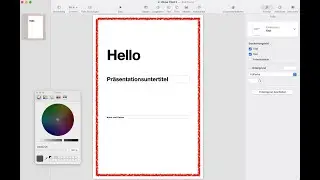 Apple Keynote Vertical Slide, portrait format