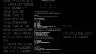 REGGEDIT FF MURAH MERIAH