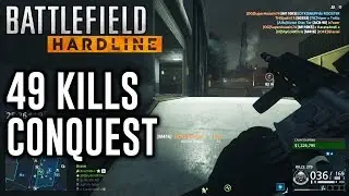 Battlefield Hardline: 49 Kills - M416 MVP Conquest | ShyColdChris