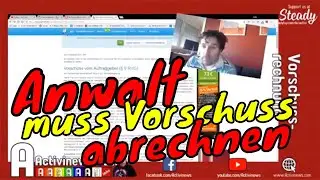 Anwalt muss Vorschuss abrechnen!