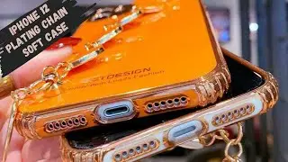 Plating Chain Case For iPhone 12 mini 12 Pro Max 11 XS XR 8 7 Plus | Soft  Cover