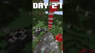 Day 27 of TNT MINING in MINECRAFT! #shorts
