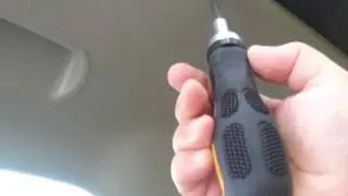 Removing Ford Fiesta Mk6 Tailgate Trim Panel
