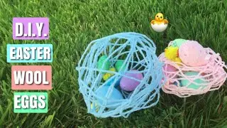 D.I.Y. EASTER WOOL EGGS🐣 ~ EASY EASTER CRAFTS 2019 ~ SMURF & SULLY CRAFTS