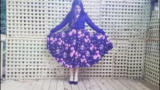 Como hacer una falda circular - TUTORIAL