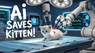 AI Performs AMAZING Surgery To Save Baby Kitten