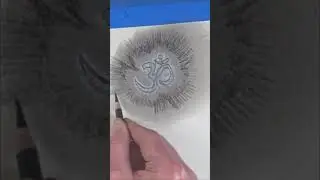 Sometimes I draw a little something underneath the drawing. #art #eye #charcoal #artreveal #om