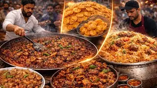 Insane Street Food Cooking in Karachi 😱 Kaleji Fry | Papdi Fry | Viral Biryani 🔥