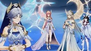 The Trilune Awakening: Columbina & the Three Moon Sisters: Sonnet, Aria & Canon | Genshin 6.3