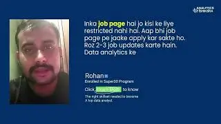 Can I see the demo of the Super30 Data Analytics Program?