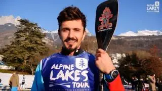 GlaGla race 2017, over 300 paddlers from a drone - Talloires, Lake Annecy