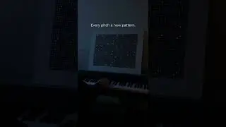 Every pitch a new pattern. #synth #techmeetsart #ledlighting