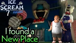 Ice Scream 7 New Place found | Out of Map Glitch