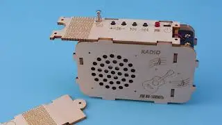 ICStation DIY Wooden Radio Kit