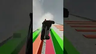 SUV vs High Jump Destruction №185 #beamng #beamngdrive #car #crash #gaming #gameplay #games #game