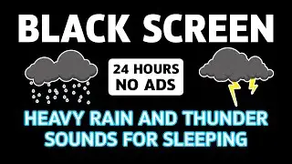 Thunderstorm Sounds to Silence Inner Noise and Overthinking | Black Screen