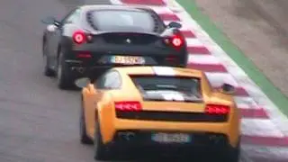 Lamborghini Gallardo SE vs. Superleggera vs. LP550-2 VB vs. Murcielago LP640 SOUND