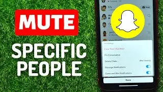How to Mute Specific People on Snapchat (2022)