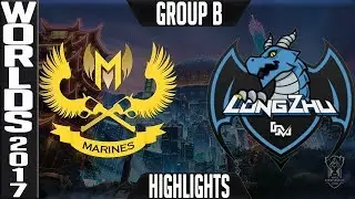 GAM vs LZ Highlights | 2017 World Championship Week 2 Worlds 2017 | Gigabyte Marines vs Longzhu