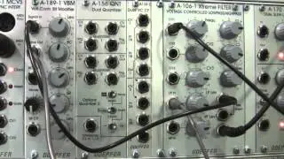 Doepfer A106 Xtreme Lowpass/Highpass Filter Modulation and Resonance Part Two
