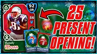 MERRY CHRISTMAS OPENING PRESENTS! |25 PRESENTS| - Madden Mobile 21