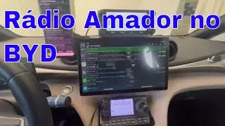 Carro El&eacute;trico BYD com esta&ccedil;&atilde;o de R&aacute;dio Amador PY2NET  #biketube - 085
