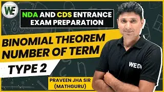 Binomial Theorem - Number of Term Type 2 for NDA 2026 and CDS 2026 Entrance Exam Paper