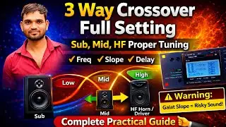 Dsp Crossover की full Seting 😎 dbx 260 crossover settings ! dbx 260 seting ! dbx ! dsp me settings
