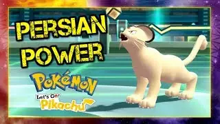 Persian Power! Pokemon Let's Go Pikachu & Eevee Wi-Fi Battle