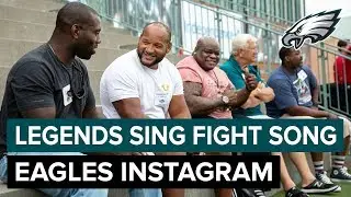 Eagles Alumni Sing Fight Song | Philadelphia Eagles Instagram Story