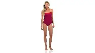 Speedo Color Block Bandeau | SwimOutlet.com