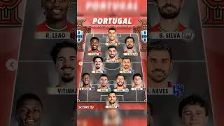 portugal lineup for world cup #shorts#viral#footballedits#soccer#football#trending